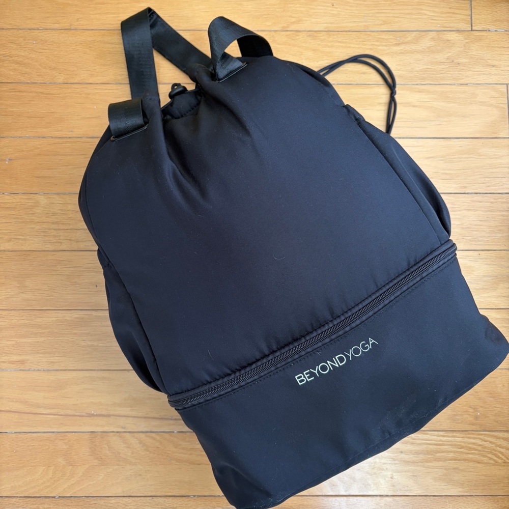 Beyond Yoga Classic Black Backpack